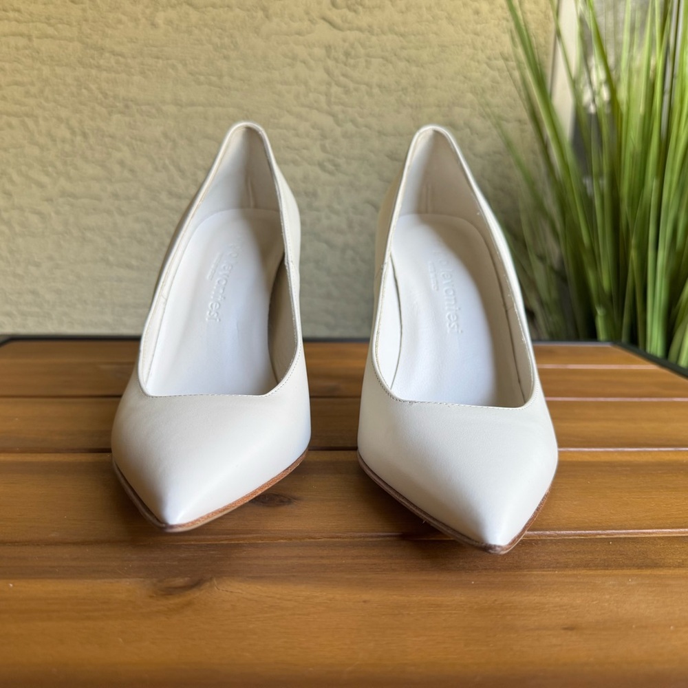 Made in Italy - Elegant Cream Women's Heels
